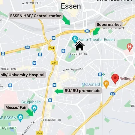 Apartment Design Apt. Messe•hbf•uniklinik *